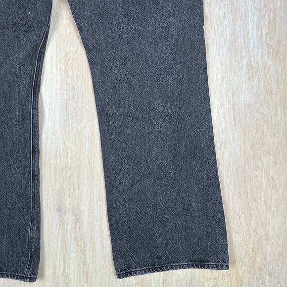 American Eagle Black 90s Bootcut High Rise Casual Everyday Denim Jeans 10 SHORT - Picture 8 of 16